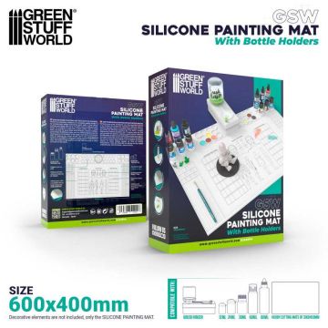 Силіконова поверхня Green Stuff World: Silicone Painting Mat with Edges