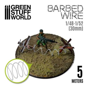 Колючий дріт Green Stuff World: Simulated Barbed Wire - 1/48-1/52 (30mm)