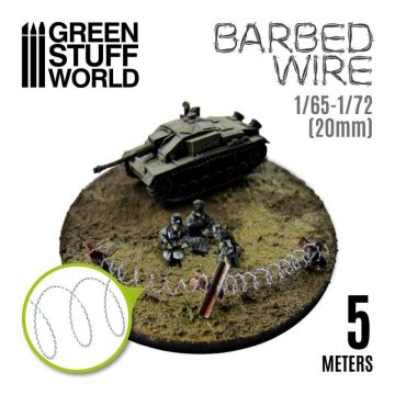 Колючий дріт Green Stuff World: Simulated Barbed Wire - 1/65-1/72 (20mm)