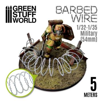 Колючий дріт Green Stuff World: Simulated Barbed Wire - 1/32-1/35 Military (54mm)