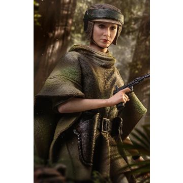 Колекційна статуетка Iron Studios: Statue Leia and Wicket - Star Wars Episode VI - Art Scale 1/10