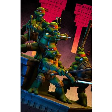 Колекційна статуетка Iron Studios: Statue TMNT 1st Cover Set - Teenage Mutant Ninja Turtles - Art Scale 1/10
