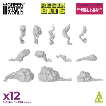 Елементи декору Green Stuff World: Smoke and Stun Grenades