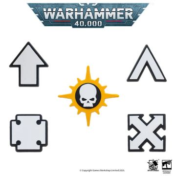 Набір шевронів Starforged Warhammer 40,000: Space Marines Tactical Markings Set