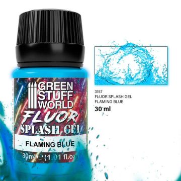 Акриловий гель Green Stuff World: Splash Gel - Flaming Blue 30ml