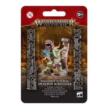 Мініатюра Age of Sigmar Maggotkin of Nurgle: Spoilpox Scrivener