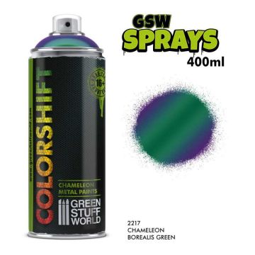 Ґрунт-спрей Green Stuff World: Chameleon Borealis Green 400ml
