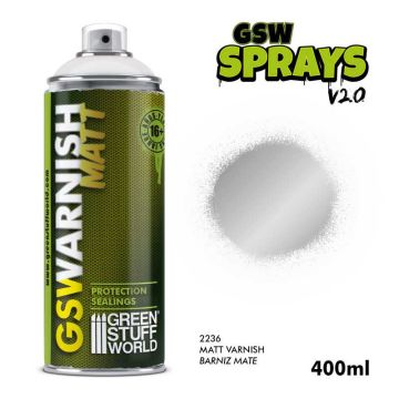 Лак-спрей Green Stuff World: Clear Matt Varnish 400ml