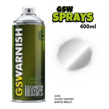 Лак-спрей Green Stuff World: Gloss Varnish 400ml