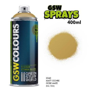 Ґрунт-спрей Green Stuff World: Primer Colour Matt Ochre 400ml