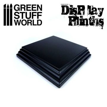 Деревʼяна підставка для мініатюр Green Stuff World: Square Top Display Plinth 8x8 cm