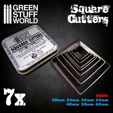 Набір різців Green Stuff World: Squared Cutters for Bases