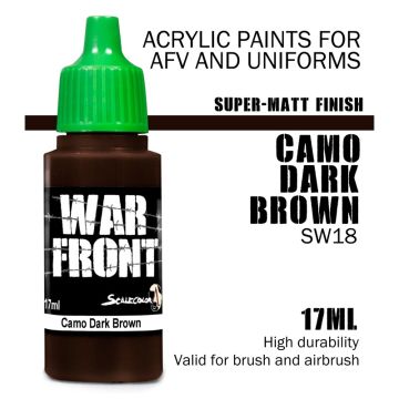 Акрилова фарба Scale 75: Warfront: SS Camo Dark Brown (17ml)