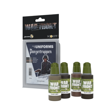 Набір акрилових фарб Scale 75: Warfront: Panzertruppen (4x17 ml)