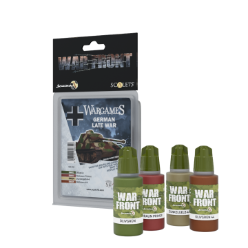 Набір акрилових фарб Scale 75: Warfront: German Late War (4x17 ml)