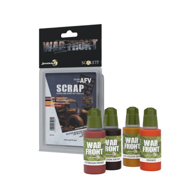 Набір акрилових фарб Scale 75: Warfront: Scrap (4x17 ml)