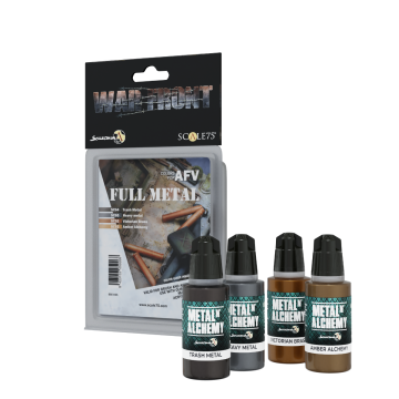 Набір акрилових фарб Scale 75: Warfront: Full Metal (4x17 ml)