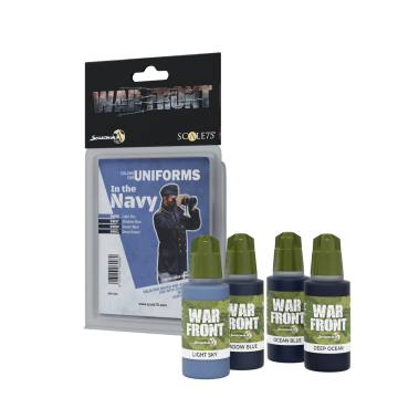 Набір акрилових фарб Scale 75: Warfront: In the Navy (4x17 ml)
