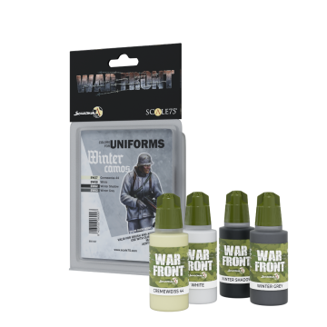 Набір акрилових фарб Scale 75: Warfront: Winter Camos (4x17 ml)