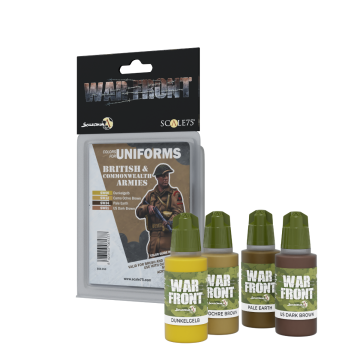 Набір акрилових фарб Scale 75: Warfront: British & Commonwealth Armies (4x17 ml)