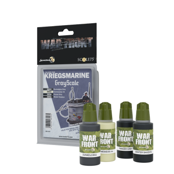 Набір акрилових фарб Scale 75: Warfront: Grayscale (4x17 ml)