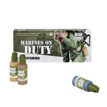 Набір акрилових фарб Scale 75: Warfront: Marines on Duty (8x17 ml)