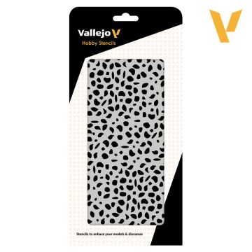 Трафарет Vallejo: Hobby Stencils: Luftwaffe WWII Spots Camo