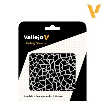 Трафарет Vallejo: Hobby Stencils: Giraffe Camo WWII
