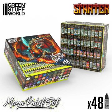 Набір акрилових фарб Green Stuff World: Starter Mega Paint Set