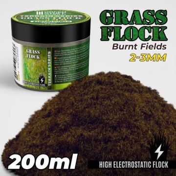 Статична трава (Флок) Green Stuff World: Static Grass Flock 2-3mm - Burnt Fields - 200 ml