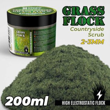 Статична трава (Флок) Green Stuff World: Static Grass Flock 2-3mm - Countryside Scrub - 200 ml