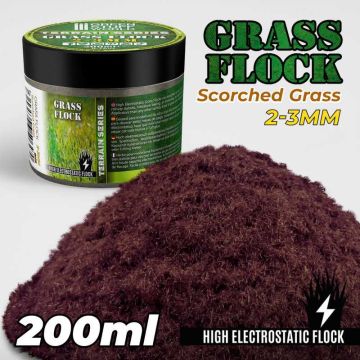 Статична трава (Флок) Green Stuff World: Static Grass Flock 2-3mm - Scorched Brown - 200 ml