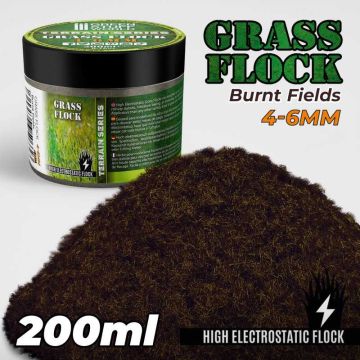 Статична трава (Флок) Green Stuff World: Static Grass Flock 4-6mm - Burnt Fields - 200 ml