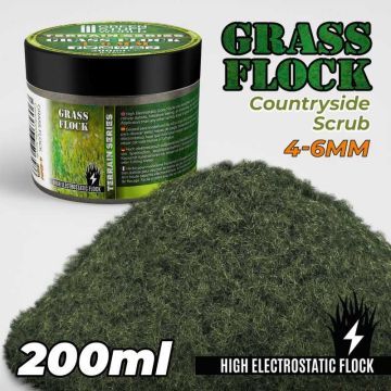 Статична трава (Флок) Green Stuff World: Static Grass Flock 4-6mm - Countryside Scrub - 200 ml