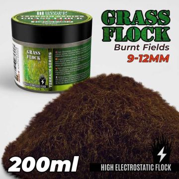 Статична трава (Флок) Green Stuff World: Static Grass Flock 9-12mm - Burnt Fields - 200 ml