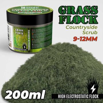 Статична трава (Флок) Green Stuff World: Static Grass Flock 9-12mm - Countryside Scrub - 200 ml