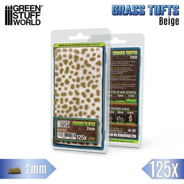 Пучки трави Green Stuff World: Static Grass Tufts 2 mm - Beige