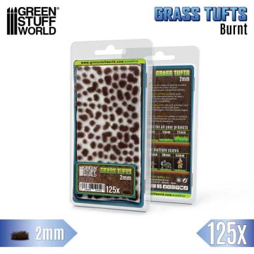 Пучки трави Green Stuff World: Static Grass Tufts 2 mm - Burnt Brown