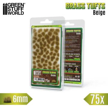 Пучки трави Green Stuff World: Static Grass Tufts 6 mm - Beige