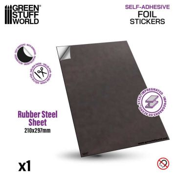 Самоклейний магнітний лист Green Stuff World: Rubber Steel Sheet - Self Adhesive