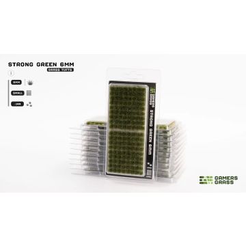 Пучки трави Gamers Grass: Strong Green (6mm) Small