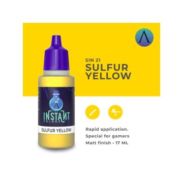 Акрилова фарба Scale 75: Instant Colors: Sulfur Yellow (17ml)