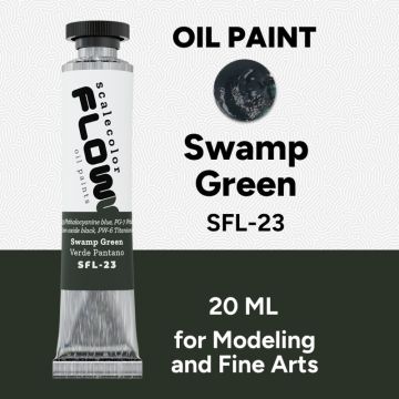 Олійна фарба Scale 75: Floww Oils: Swamp Green (20ml)