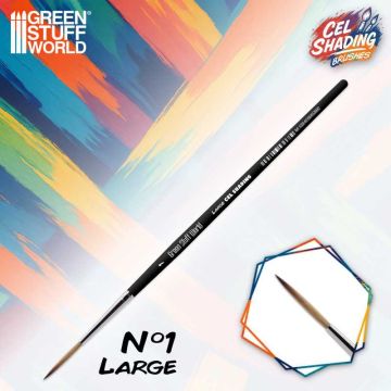 Пензлик Green Stuff World: Synthetic Cel Shading Brush 1