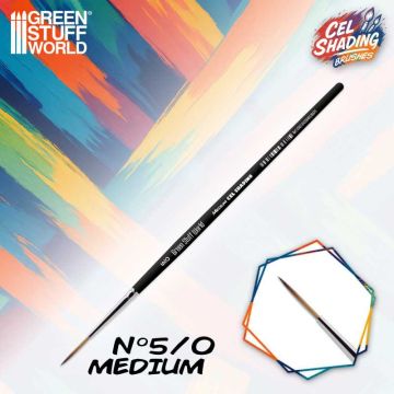 Пензлик Green Stuff World: Synthetic Cel Shading Brush 5/0