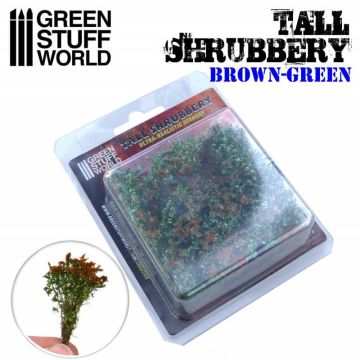 Пучки кущів Green Stuff World: Tall Shrubbery - Brown Green