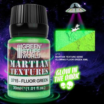 Акрилова паста Green Stuff World: Textured Paint - Martian - Fluor Green 30ml