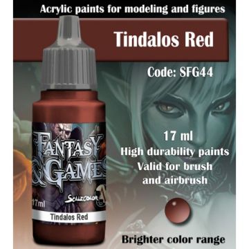 Акрилова фарба Scale 75: Fantasy & Games: Tindalos Red (17ml)