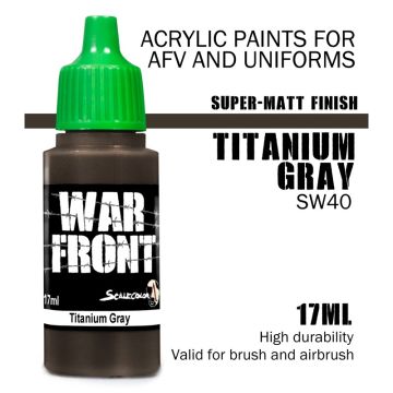 Акрилова фарба Scale 75: Warfront: Titanium Gray (17ml)
