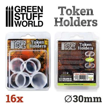 Набір капсул для жетонів Green Stuff World: Token Holders 30mm